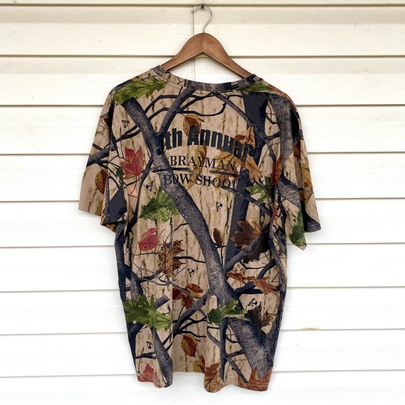 Wood’n Trail Classic Fit Camo Tee Bow Shoot Hunting XL (J) - Picture 1 of 6